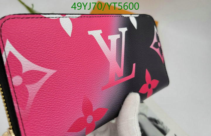 LV Bags-(4A)-Wallet-,Code: YT5600,$: 49USD