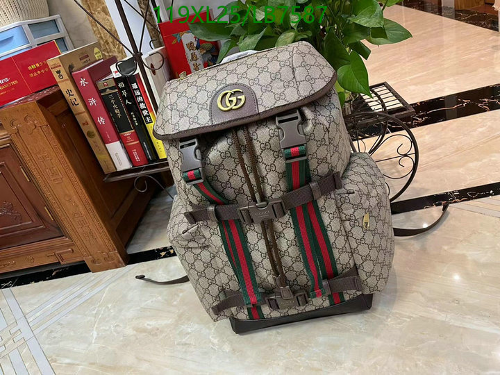 Gucci Bag-(4A)-Backpack-,Code: LB7587,$: 119USD