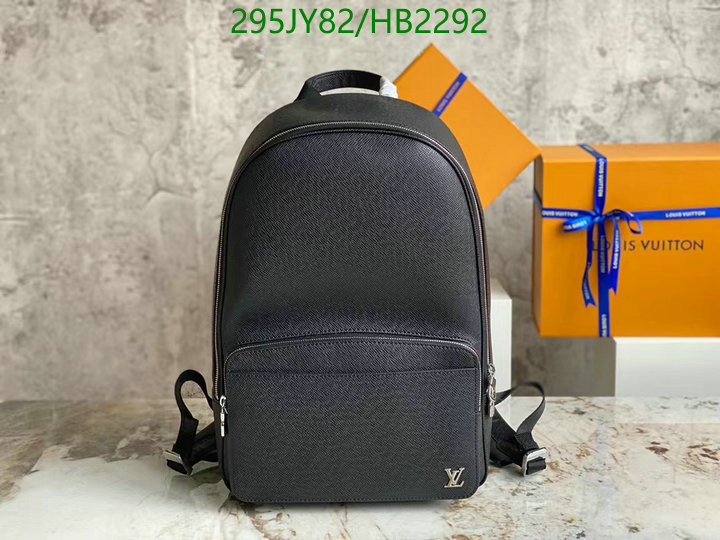 LV Bags-(Mirror)-Backpack-,Code: HB2292,$: 295USD