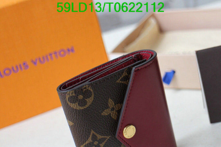 LV Bags-(Mirror)-Wallet-,Code: T0622112,$: 59USD