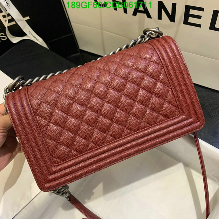 Chanel Bags -(Mirror)-Le Boy,Code: CCB061711,$: 189USD