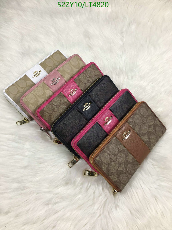 Coach Bag-(4A)-Wallet-,Code: LT4820,$: 52USD