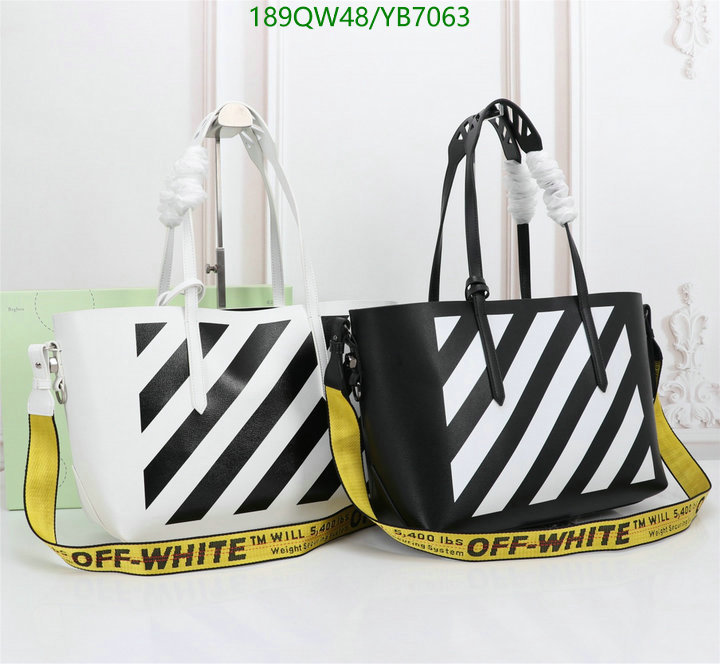 Off-White Bag-(Mirror)-Handbag-,Code: YB7063,$: 189USD
