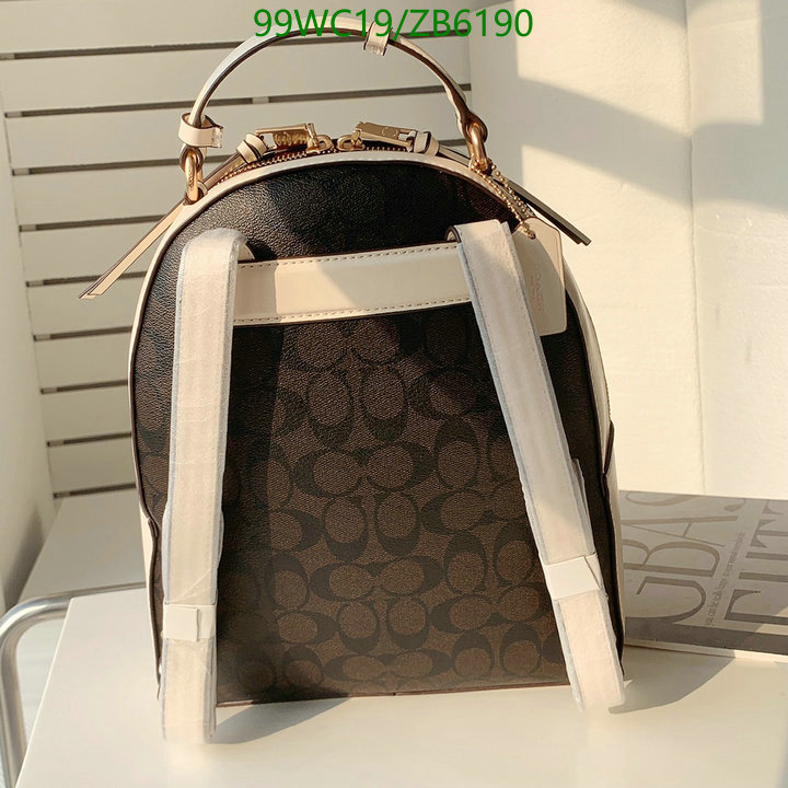 Coach Bag-(4A)-Backpack-,Code: ZB6190,$: 99USD