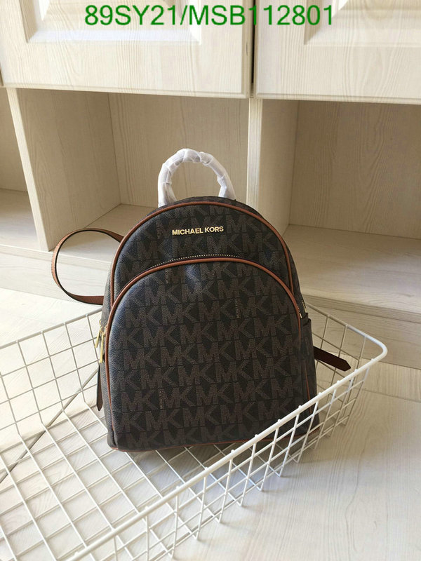 Michael Kors Bag-(4A)-Backpack-,Code: MSB112801,$: 109USD