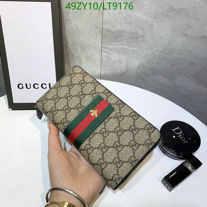 Gucci Bag-(4A)-Wallet-,Code: LT9176,$: 49USD