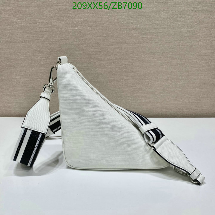 Prada Bag-(Mirror)-Triangle,Code: ZB7090,$: 209USD