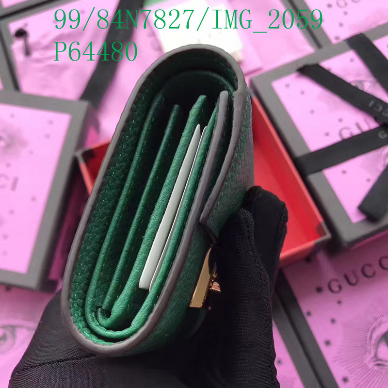 Gucci Bag-(Mirror)-Wallet-,Code: GGB112735,$: 99USD