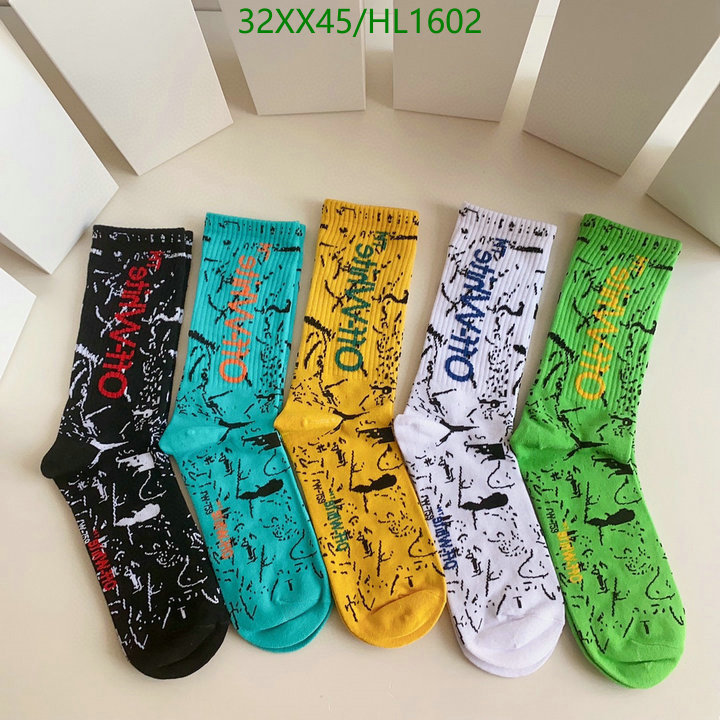 Sock-Off-White, Code: HL1602,$: 32USD