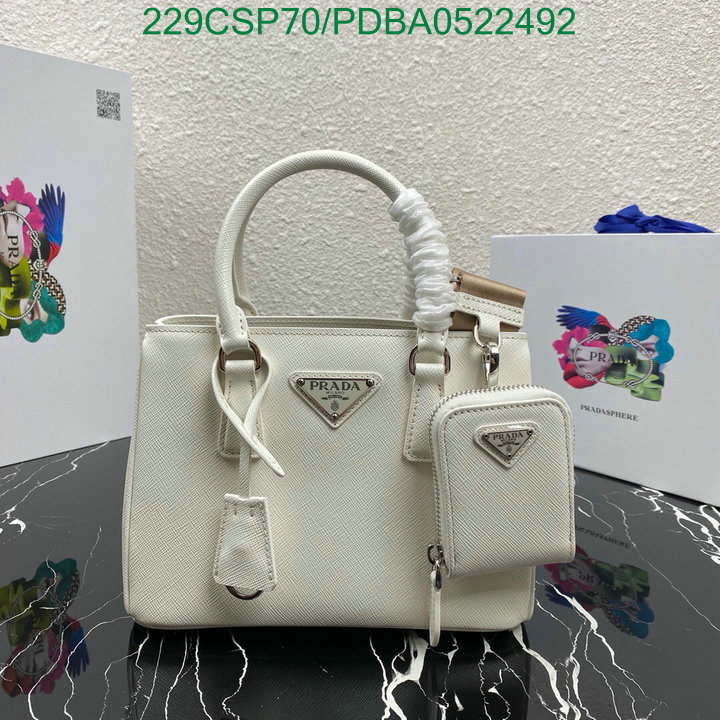 Prada Bag-(Mirror)-Handbag-,Code: PDBA0522492,$: 229USD