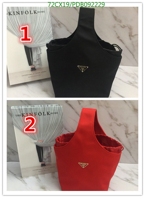 Prada Bag-(4A)-Handbag-,Code: PDB092229,$:72USD