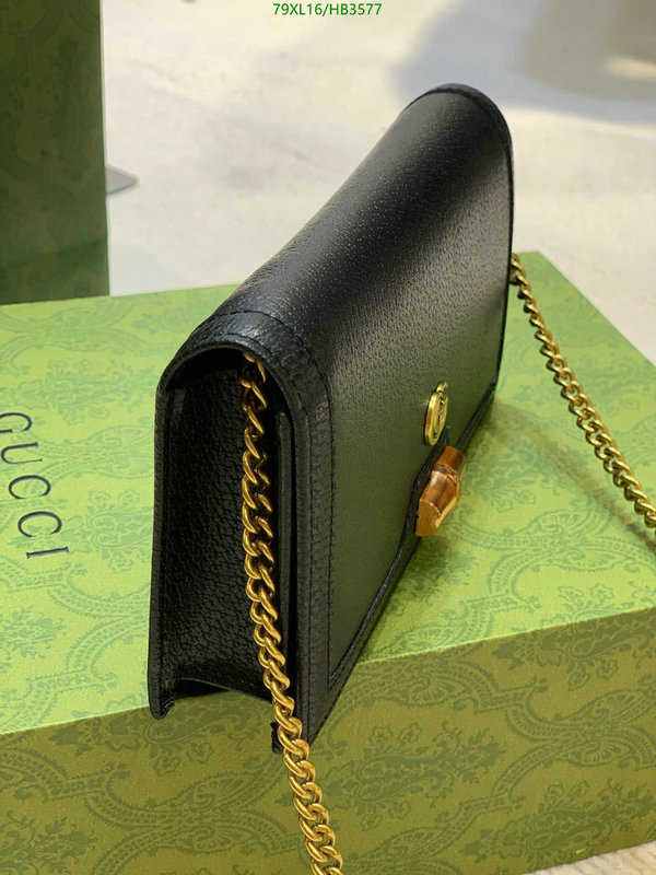 Gucci Bag-(4A)-Diagonal-,Code: HB3577,$: 79USD