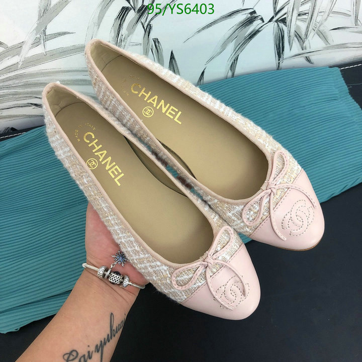 Chanel-Ballet Shoes,Code: YS6403,$: 95USD