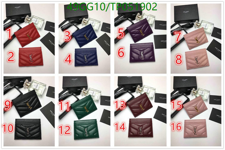 YSL Bag-(Mirror)-Wallet-,Code: TP051902,$: 49USD