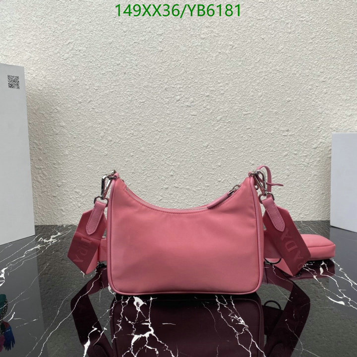 Prada Bag-(Mirror)-Re-Edition 2005,Code: YB6181,$: 149USD