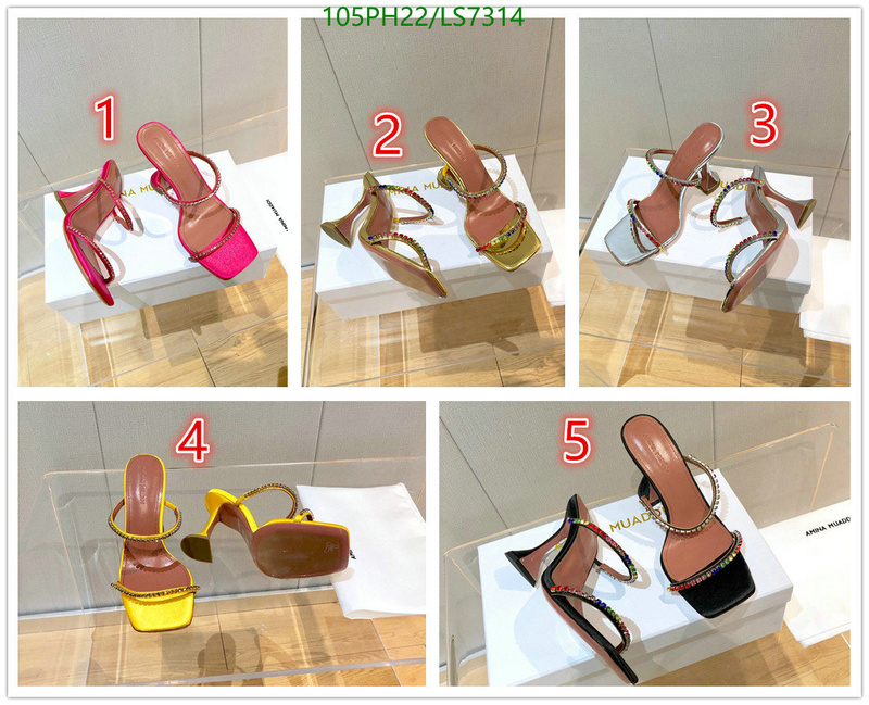 Women Shoes-Amina Muaddi, Code: LS7314,$: 105USD