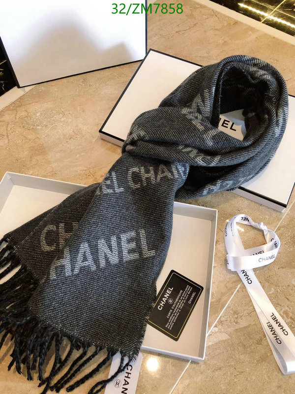 Scarf-Chanel, Code: ZM7858,$: 32USD