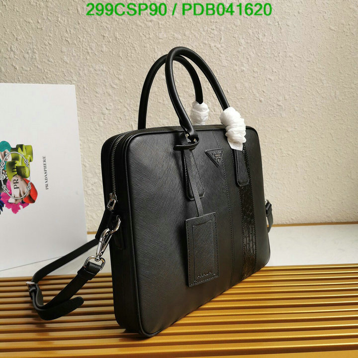 Prada Bag-(Mirror)-Handbag-,Code: PDB041620,$: 299USD