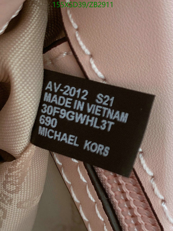 Michael Kors Bag-(Mirror)-Diagonal-,Code: ZB2911,$: 155USD