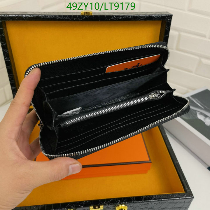 Hermes Bag-(4A)-Wallet-,Code: LT9179,$: 49USD
