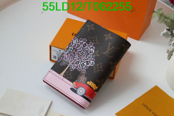 LV Bags-(Mirror)-Wallet-,Code: T062255,$: 55USD