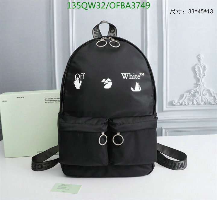 Off-White Bag-(Mirror)-Backpack-,Code: OFBA3749,$: 135USD