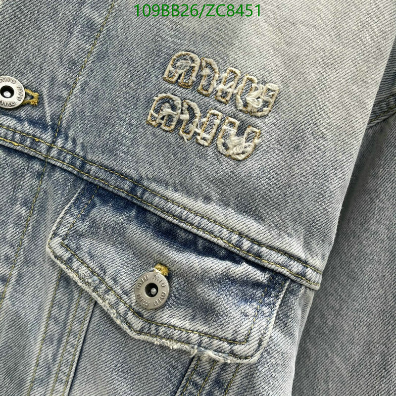 Clothing-MIUMIU, Code: ZC8451,$: 109USD
