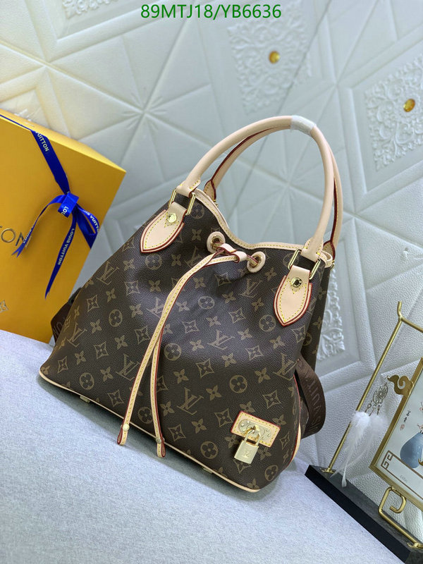 LV Bags-(4A)-Handbag Collection-,Code: YB6636,$: 89USD