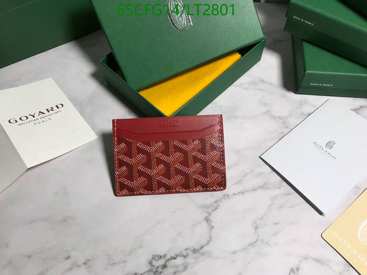 Goyard Bag-(Mirror)-Wallet-,Code: LT2801,$: 65USD