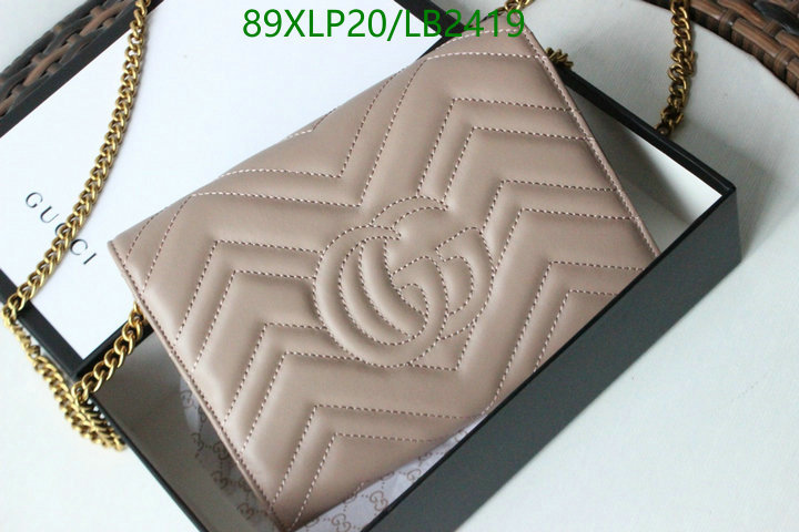 Gucci Bag-(4A)-Marmont,Code: LB2419,$: 89USD