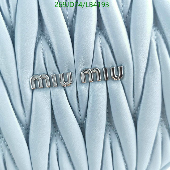 Miu Miu Bag-(Mirror)-Diagonal-,Code: LB4193,$: 269USD