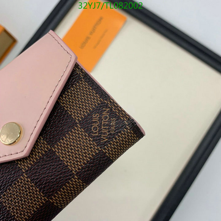 LV Bags-(4A)-Wallet-,Code: TL082002,$: 32USD