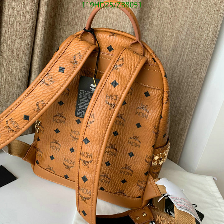 MCM Bag-(Mirror)-Backpack-,Code: ZB8051,$: 119USD