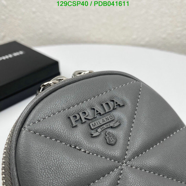 Prada Bag-(Mirror)-Diagonal-,Code: PDB041611,$: 129USD