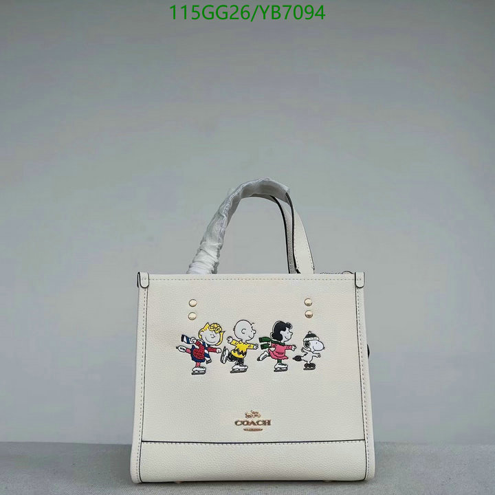 Coach Bag-(4A)-Tote-,Code: YB7094,$: 115USD