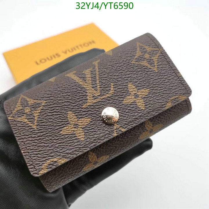 LV Bags-(4A)-Wallet-,Code: YT6590,$: 32USD