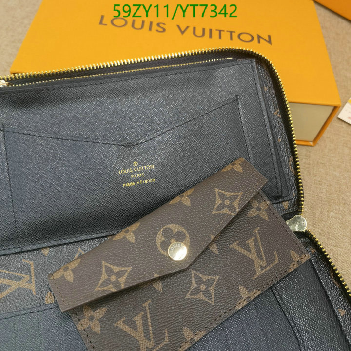 LV Bags-(4A)-Wallet-,Code: YT7342,$: 59USD