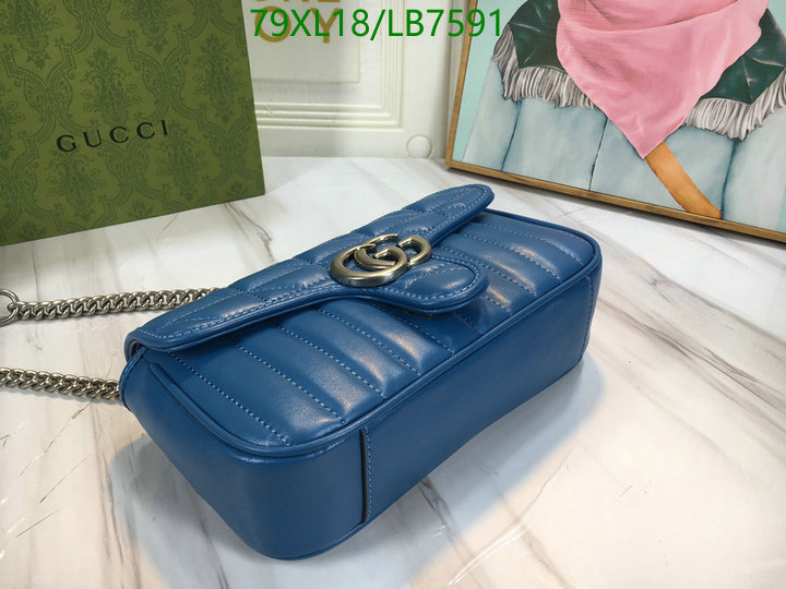 Gucci Bag-(4A)-Marmont,Code: LB7591,$: 79USD