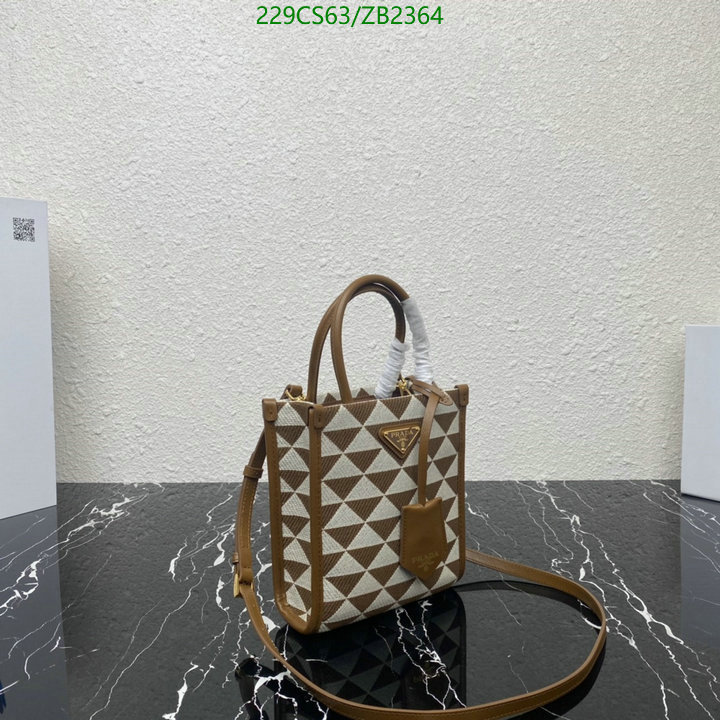 Prada Bag-(Mirror)-Diagonal-,Code: ZB2364,$: 229USD