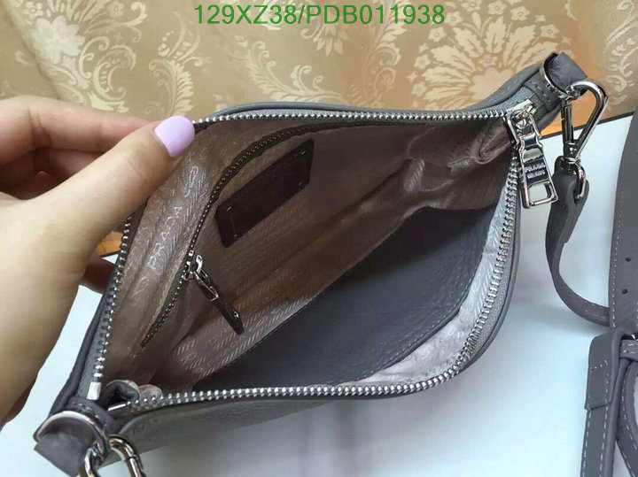 Prada Bag-(Mirror)-Handbag-,Code: PDB011938,$:129USD