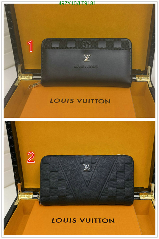 LV Bags-(4A)-Wallet-,Code: LT9181,$: 49USD