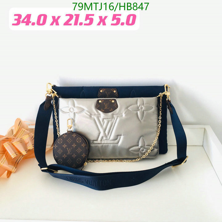 LV Bags-(4A)-New Wave Multi-Pochette-,Code: HB847,$: 79USD