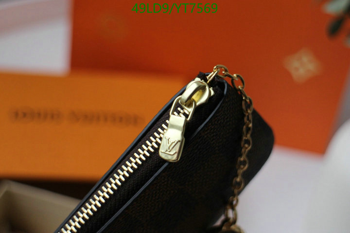 LV Bags-(Mirror)-Wallet-,Code: YT7569,$: 49USD