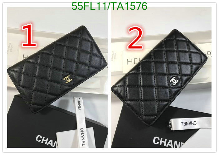 Chanel Bags ( 4A )-Wallet-,Code: TA1576,$: 55USD