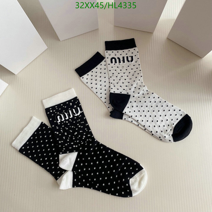 Sock-Miu Miu, Code: HL4335,$: 32USD