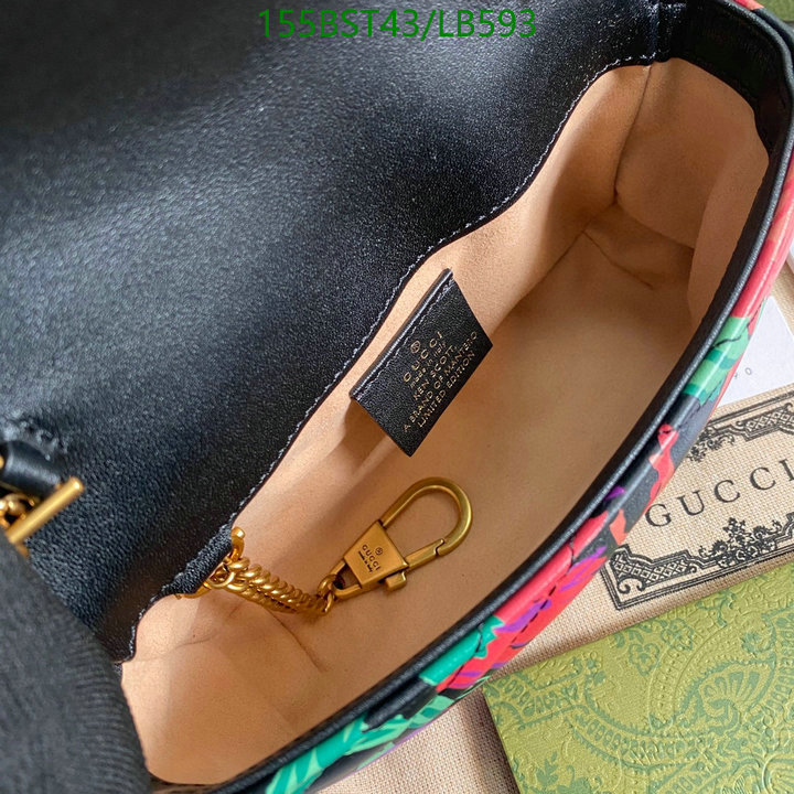 Gucci Bag-(Mirror)-Marmont,Code: LB593,$: 155USD