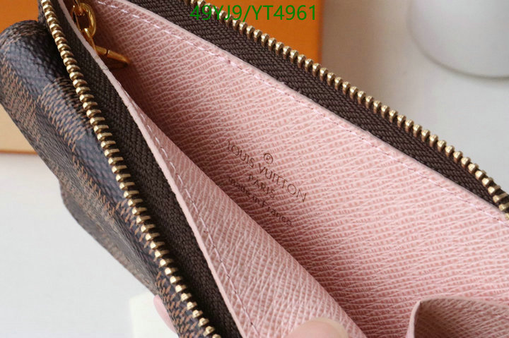 LV Bags-(4A)-Wallet-,Code: YT4961,$: 49USD