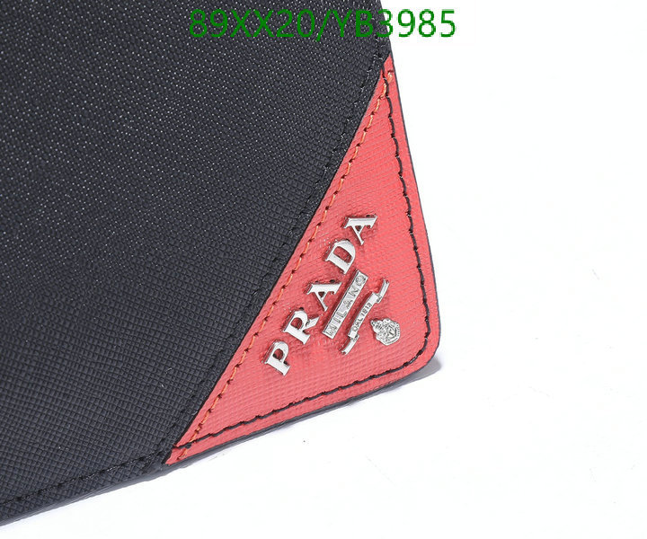 Prada Bag-(Mirror)-Clutch-,Code: YB3985,$: 89USD