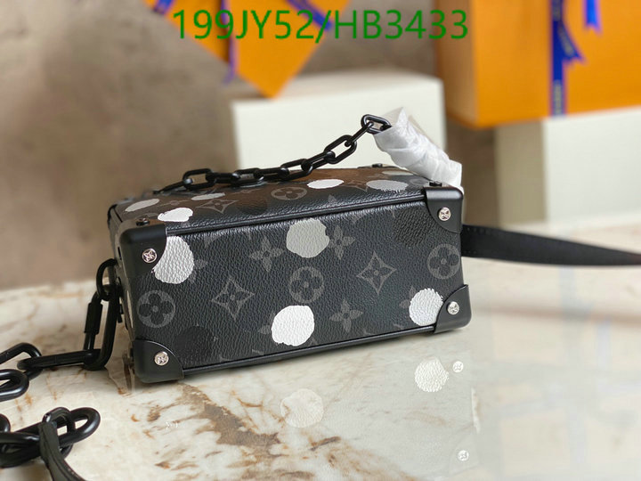 LV Bags-(Mirror)-Petite Malle-,Code: HB3433,$: 199USD