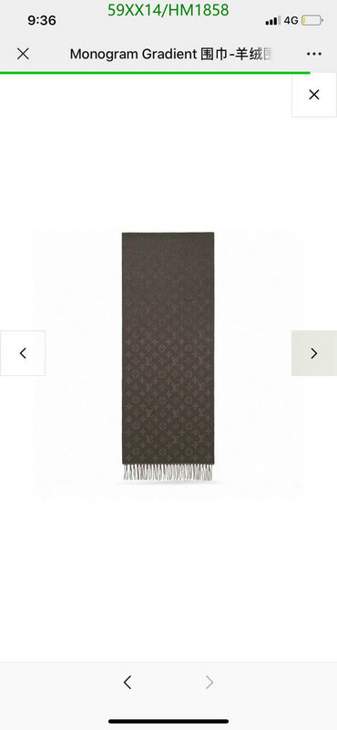 Scarf-LV, Code: HM1858,$: 59USD